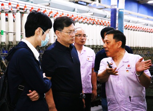 抓管理、降成本、提質(zhì)效、轉(zhuǎn)作風(fēng) 常山集團(tuán)黨委書(shū)記、董事長(zhǎng)吳寧帶隊(duì)到恒新公司調(diào)研