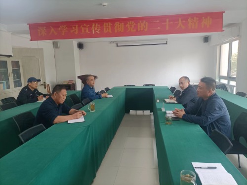 集團(tuán)副總經(jīng)理馬如猛帶隊到常臻商貿(mào)公司督導(dǎo)檢查